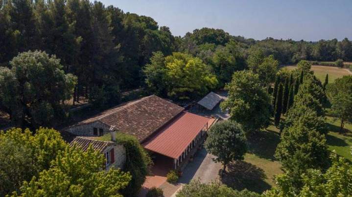 La Manade Occitane prise en photo avec un drone Marsillargues