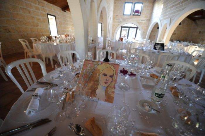 Salle de banquet décorée Marsillargues