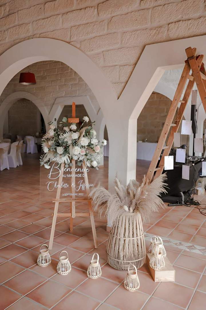 Panneau de bienvenue pour un mariage Marsillargues